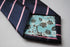 navy blue and light pink club striped tie