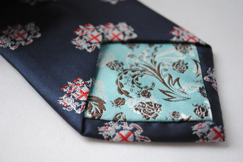 navy tie with city of london corporation design