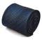 plain navy blue herringbone tie
