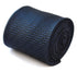 plain navy blue herringbone tie