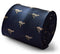 navy tie with cheetah design