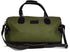 Olive green tweed weekend bag with matching wash bag
