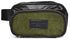 Olive green tweed weekend bag with matching wash bag