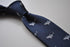 navy tie with shark design