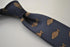 navy tie with carp pattern
