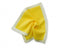 Lemon Yellow Knitted Pocket Square with White Edging