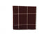 Maroon Check Pocket Square