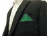 Green Linen Pocket Square