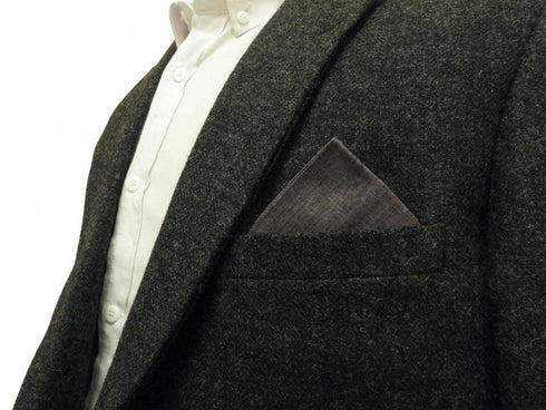 Taupe Pocket Square