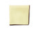 White Cotton Pocket Square with Brown Edging
