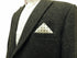 White and Black Polka Dot Silk Pocket Square