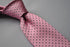 pink and dark pin spot tie