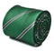 dark green and grey club striped tie
