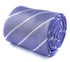 lavender purple and white thin club stripe tie