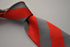 grey and red barber striped tie