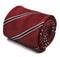 maroon and black club striped tie