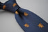 navy tie with scottish lion design