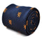 navy tie with scottish lion design