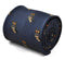 navy tie with owl design