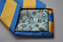 royal blue and yellow striped tie