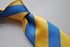 royal blue and yellow striped tie
