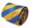 royal blue and yellow striped tie