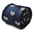 navy tie with tennis racket embroidered design