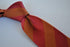 chocolate brown and maroon barber striped tie