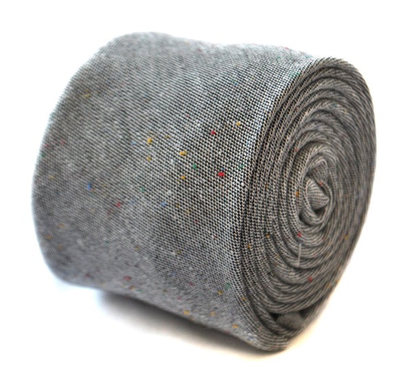 grey speckled tie