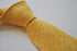 yellow gold plain linen tie