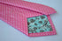 bright pink with white pin spot tie