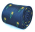 navy tie with daffodil design