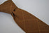 coffee brown check tweed wool skinny tie