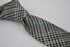 skinny grey & light blue tweed wool tie