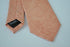pale orange peach/pink linen tie