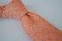 pale orange peach/pink linen tie