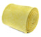 plain lemon yellow textured linen tie