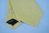 plain lemon yellow textured linen tie