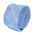 light blue check cotton tie