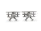 silver aeroplane cufflinks