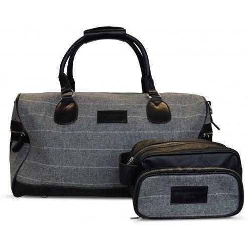 tweed weekend bag