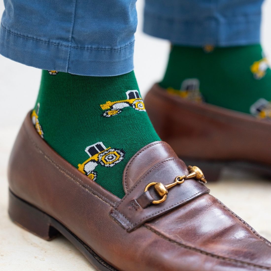 Tractor Bamboo Socks (Comfort Cuff) – Frederick Thomas Handmade Mens Ties