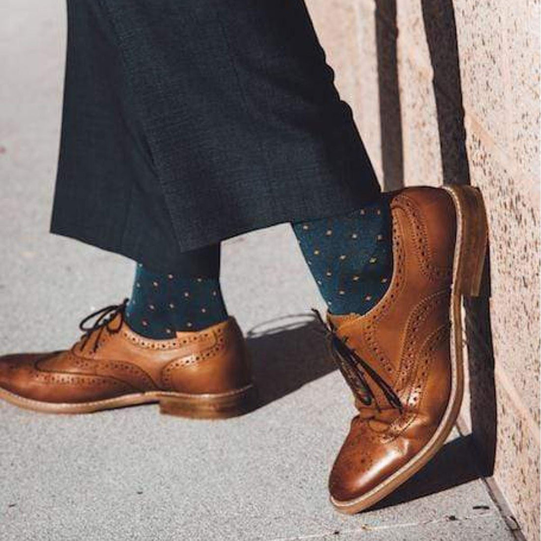 Spotted Orange Bamboo Socks – Frederick Thomas Handmade Mens Ties